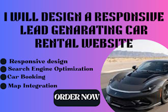 car rental website car booking website car dealership vacation website car leads