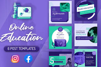 design beauty and influence skincare social media kits, promotional materia