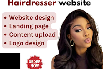 do hairdresser haircut salon beauty  hairstylist business  barbershop website