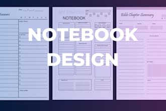 design keynote, printable planner, notebook journal, kdp journal, book index