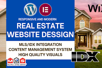 design a wordpress real estate idx website non profit website mls listings