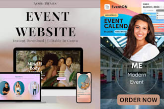 create event ticket listing and management websites using eventon, modern events