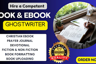 ghostwrite book ebook online course christian ebook prayer journal on your topic