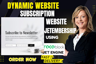 build subscription website membership website with jetmembership, lms website