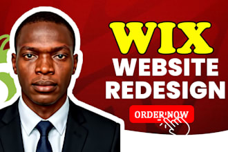redesign wix website design wix website development wix website redesign wix