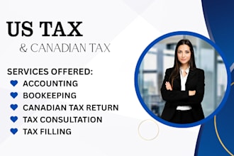 do accounting bookkeeping US and canadian tax returns and payroll