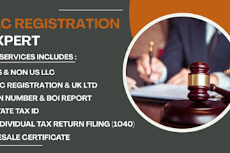 register USA llc, UK ltd, ein number, dissolve llc, non US, wyoming llc, boi