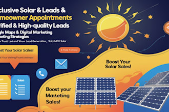 generate hot solar leads, homeowner appointments using google map for business