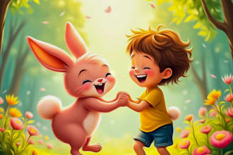 illustrate children story book illustration, children story, picture book