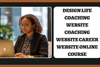 design life coaching website coaching website career website online course