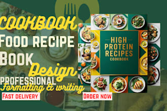 write design stunning cookbook food recipe ebook book content format