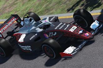 design a professional livery design for your sim racing team