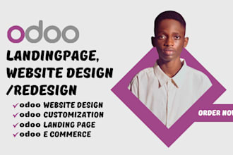 develop, redesign responsive odoo website dynamic odoo themes, ecommerce