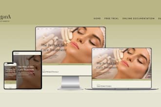 skincare website skincare shopify store beauty website skincare shopify website
