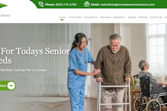 do SEO homecare website elderly care healthcare website assisted living website