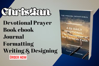 design write non fiction self help christian devotional prayer journal book