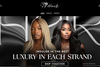 do hair extension shopify store  hair extension website wix website bueaty store