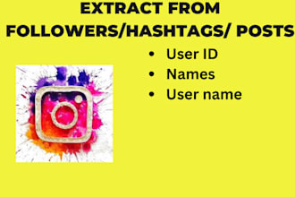 do instagram data extraction