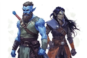 do dnd character art illustration commissions