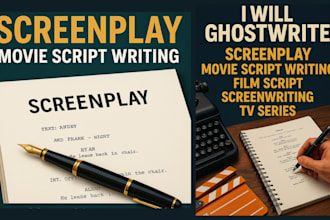 ghostwrite screenplay movie script writing film script screenwriting tv series