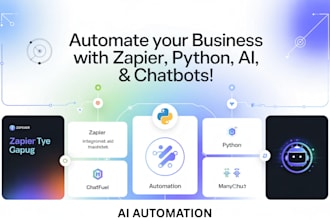 zapier automation python automation intromat, chatfuel, manychat langchain llms