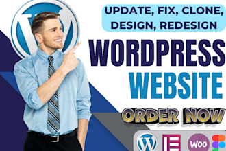 do wordpress website maintenance, help, support, update wordpress website theme