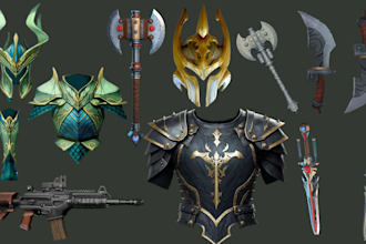 do 3d helmet 3d mask cosplay armor weapon 3d gun model  sword for 3d printing