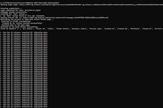 do web scraping and data automation with python