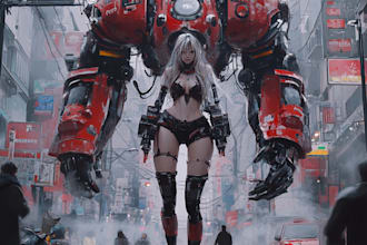 draw robots and concept art of futuristic mecha