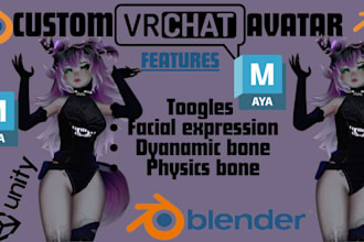 create custom vrchat avatar furry avatar vrc character nsfw avatar 3d character