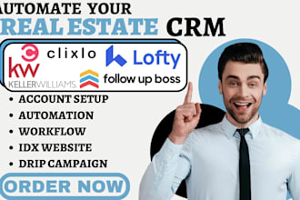 do keller williams command clixlo automation lofty crm follow up boss workflow