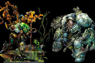 do 3d print and paint for miniature warhammer 40k mini dnd mini gaming figure