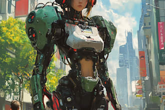 design transformer, robot, armor, and mecha, concept