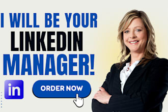 be your linkedin manager and content creator, ghostwriter, carousel post design