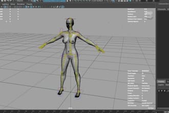rig second life mesh, 3d clothing design, cloth model for second life avatar