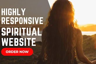 build a responsive spiritual website tarot reading astrology website psychic