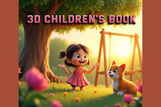 draw kid story illustration storybook watercolor 3d children book picture book
