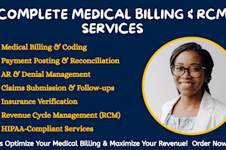 complete medical billing payment posting ar denial management rcm services