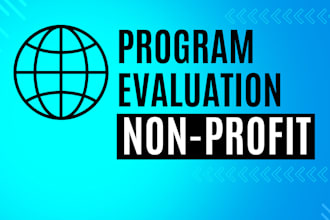 develop non profit program monitoring and evaluation report
