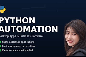 develop python automation tools and custom desktop software