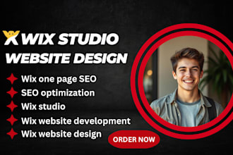 build wix website wix studio website wix one page SEO wix studio website design