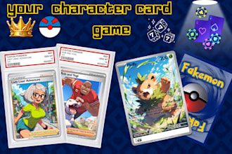 draw and convert your personal photo into a playing card game or tcg in pokemon