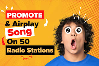 broadcast your song on 50 radio stations in the USA