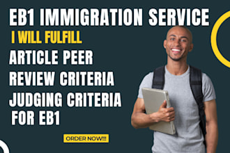 do article peer review criteria, judging criteria for eb1 niw