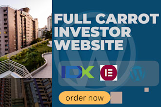 design professional real estate website with mls idx seo optimization