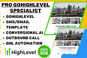 do gohighlevel sms email template conversional ai outbound call ghl automation