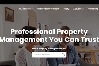 build property management website, vacation rental with booking with wordpress