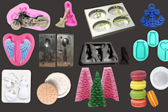 make 3d mold design chocolate mold soap mold silicone candy mold in solidworks