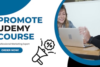 promote your udemy online course with coupon code promotion