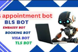 code vfs appointment bot, vfs boking bot, appointment bot, tls, bls bot